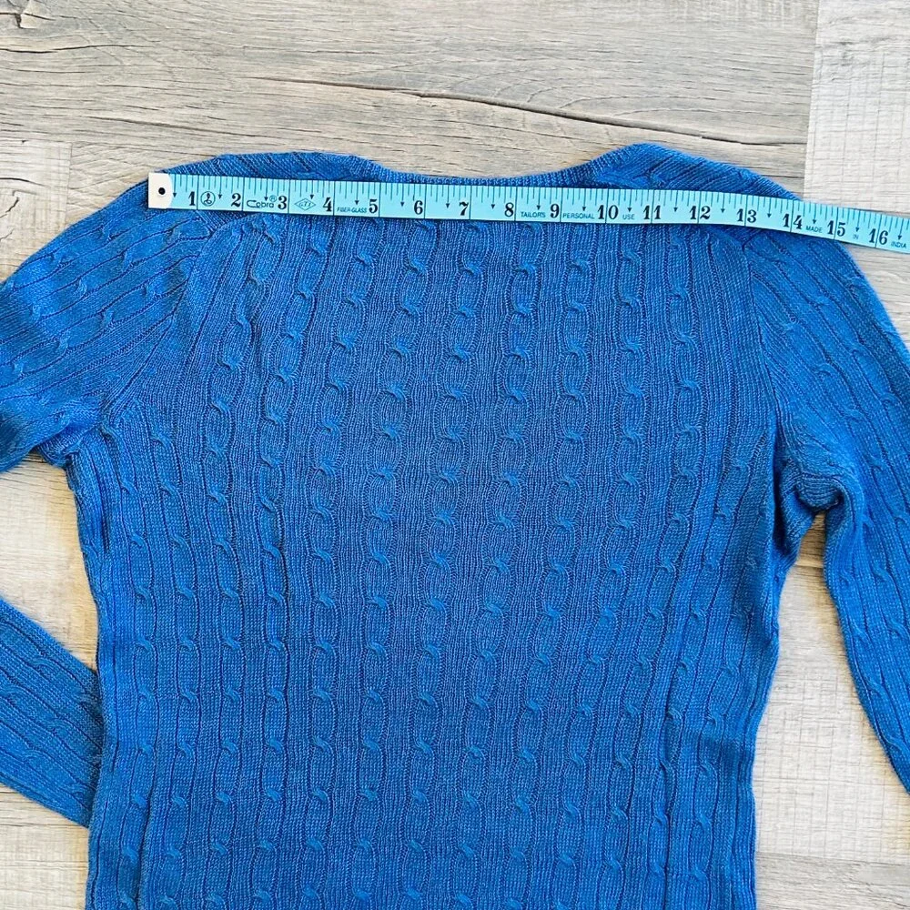 J. Crew 100% Linen V Neck Sweater (size XS)